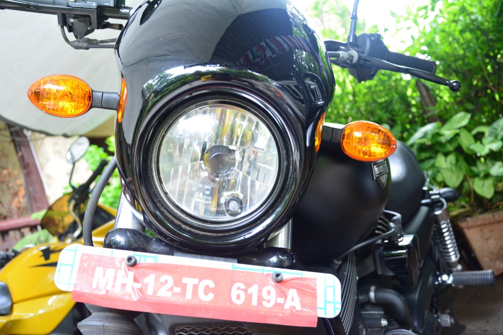 Day Time running yellow lamps. Its made for India and Irony is India has an average sunlight for 10 hours a day in the entire year. The dipper light is of no use if you travel anything above 50kmph as the light is not far enough in comparison to the speed.